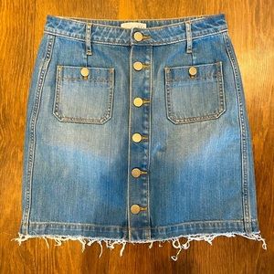 Loft jean skirt